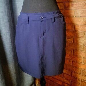 Eddie Bauer Navy Tennis/Golf/Hiking Stretch Skort w/ 3 Pockets - Size 4